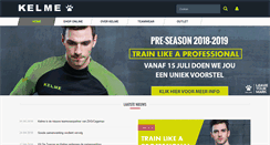 Desktop Screenshot of kelme.nl